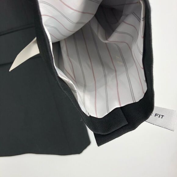 🆕 STAFFORD Travel Suit Jacket Classic Fit Black NWT - Picture 7 of 13